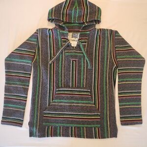 Senor Lopez Multicolor Striped V-Neck Sweater